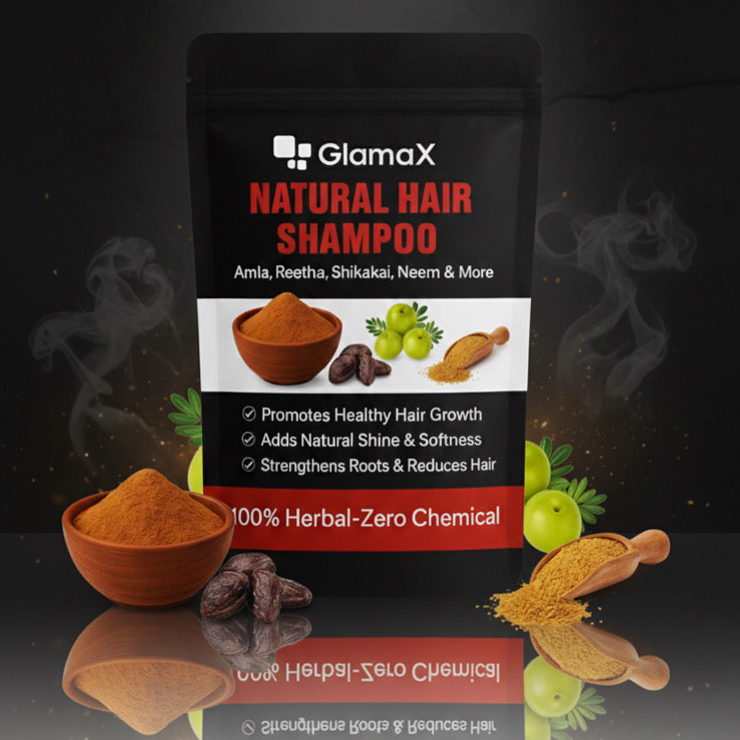 Natural Hair Shampoo in Pakistan | Glamax Beauty – 100% Herbal Shampoo - Sulphate Free Shampoo - Zero Chemical Shampoo
