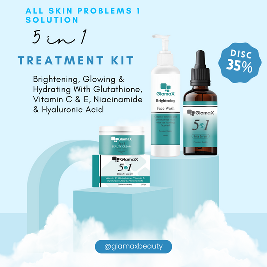 5 In 1 Treatment Kit With 5 Beneficial Ingredients / 35% Off / We Have 1 Solution Of Your All Skin Problems