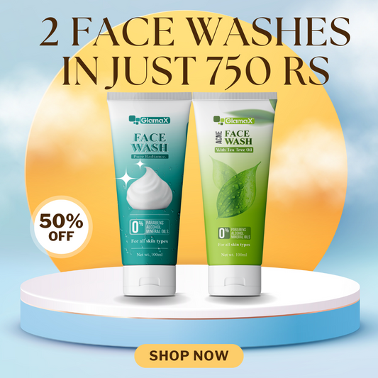 2 FACE WASHES BUNDLE-Pure Radiance & Tea Tree Face Wash – Only Rs. 750